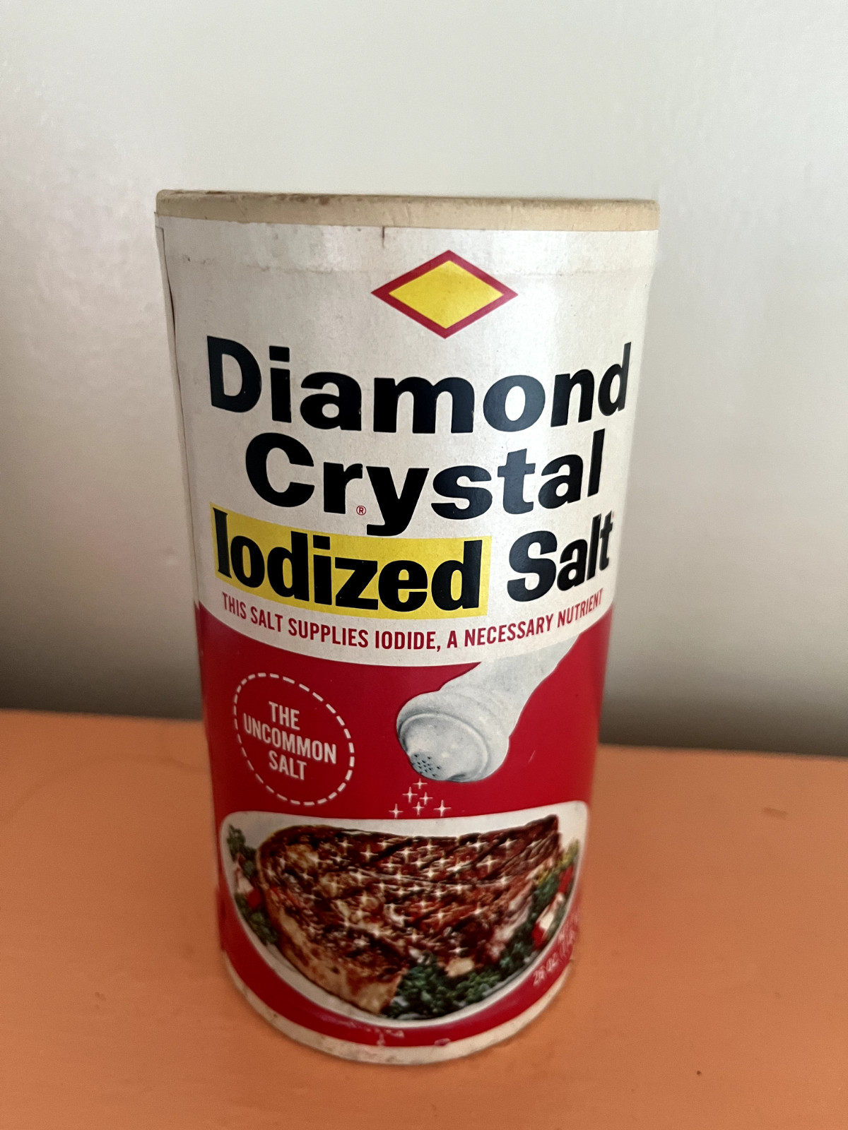 You Choose Vintage Diamond Iodized Salt 26 Oz Cardboard W/ Paper Label You Choose Vintage Diamond Iodized Salt 26 Oz Cardboard W/ Paper Label