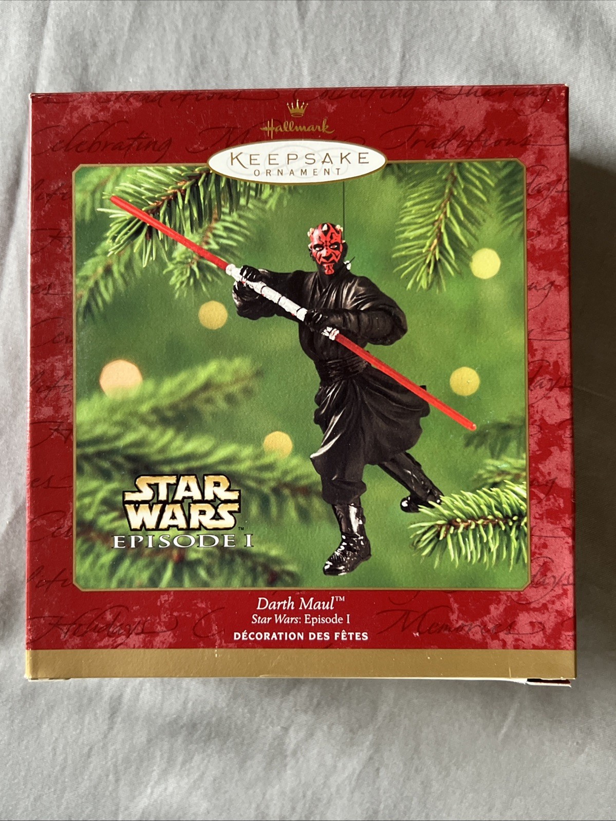 VTG 2000 Hallmark Keepsake Ornament Star Wars Darth Maul NIB