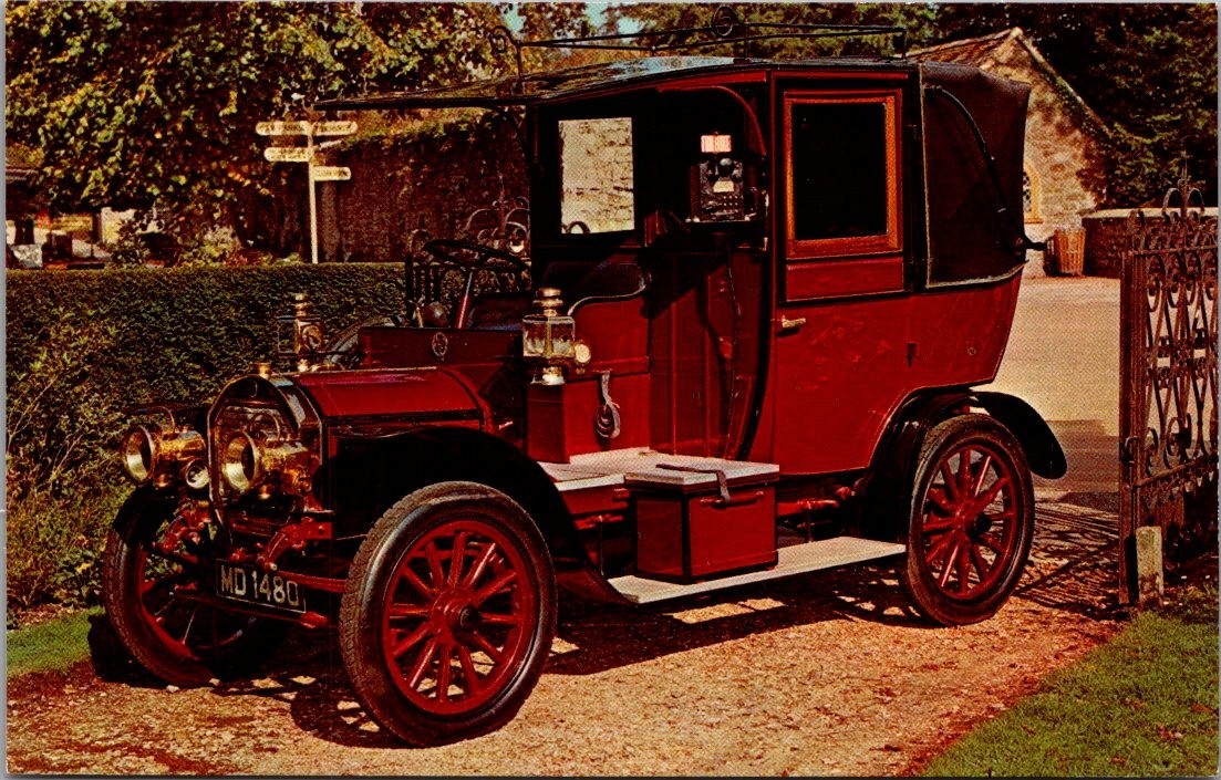 1908 12/14 hp UNIC TAXICAB French Automobile Postcard 1908 12/14 hp UNIC TAXICAB French Automobile Postcard