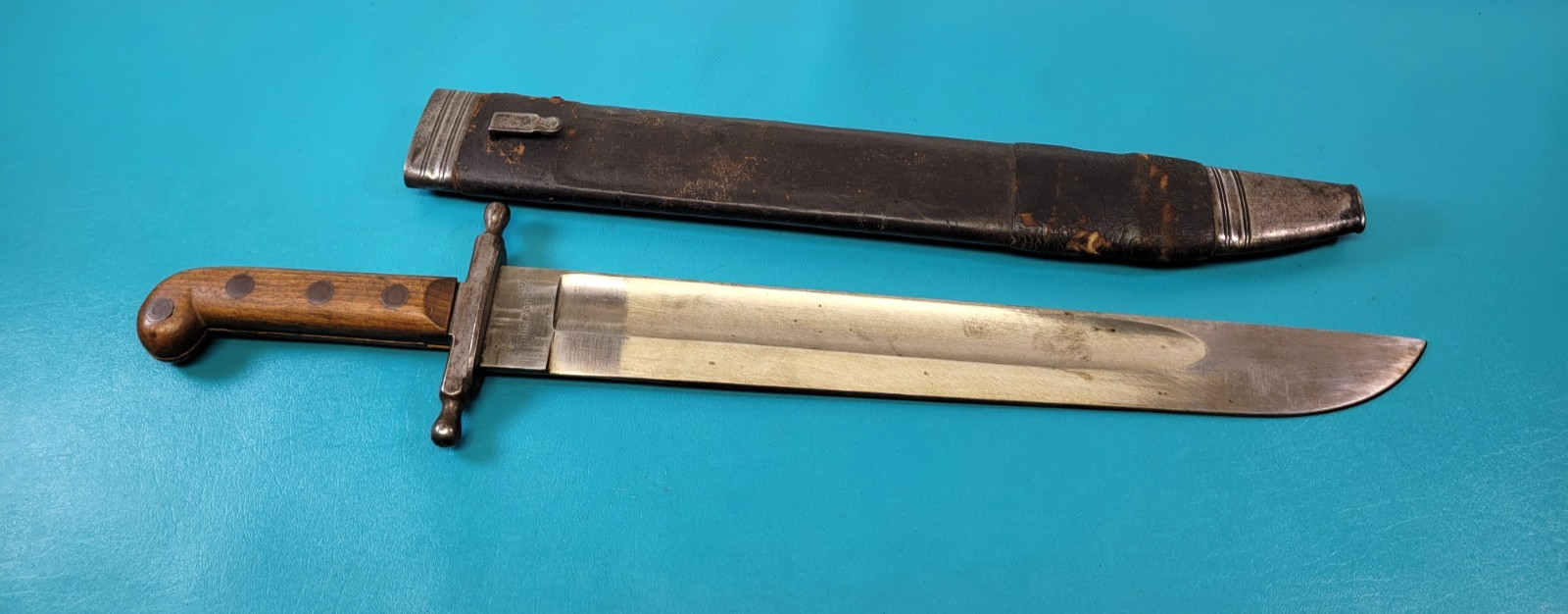 German Austrian Model 1854 Sword Pioneer Fascine WELZL + Scabbard TR1748