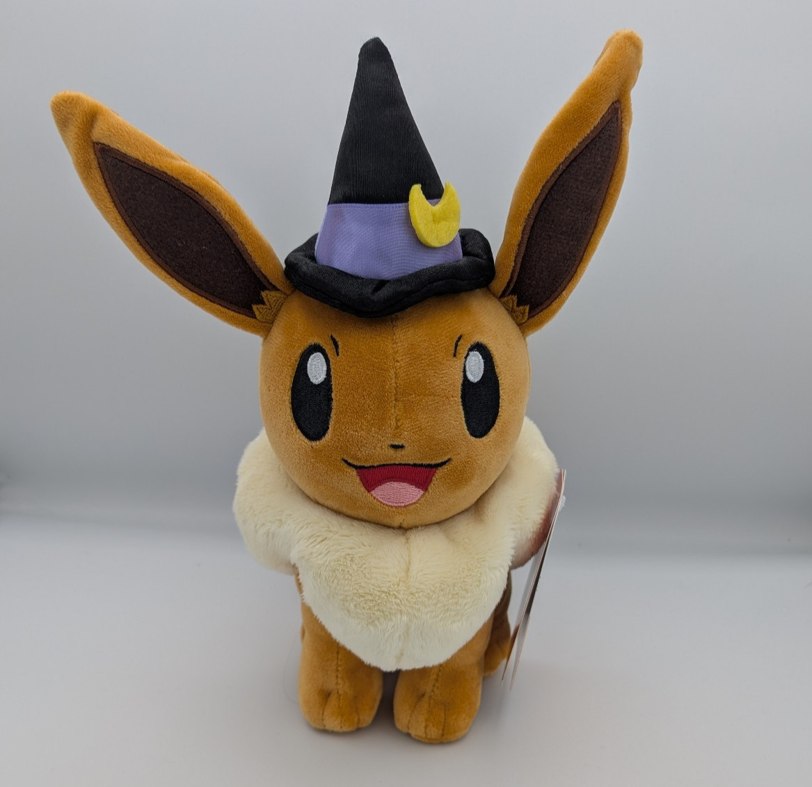 NEW Pokemon Eevee Witch Hat Halloween Costume 8" Plush Official License JAZWARES NEW Pokemon Eevee Witch Hat Halloween Costume 8" Plush Official License JAZWARES
