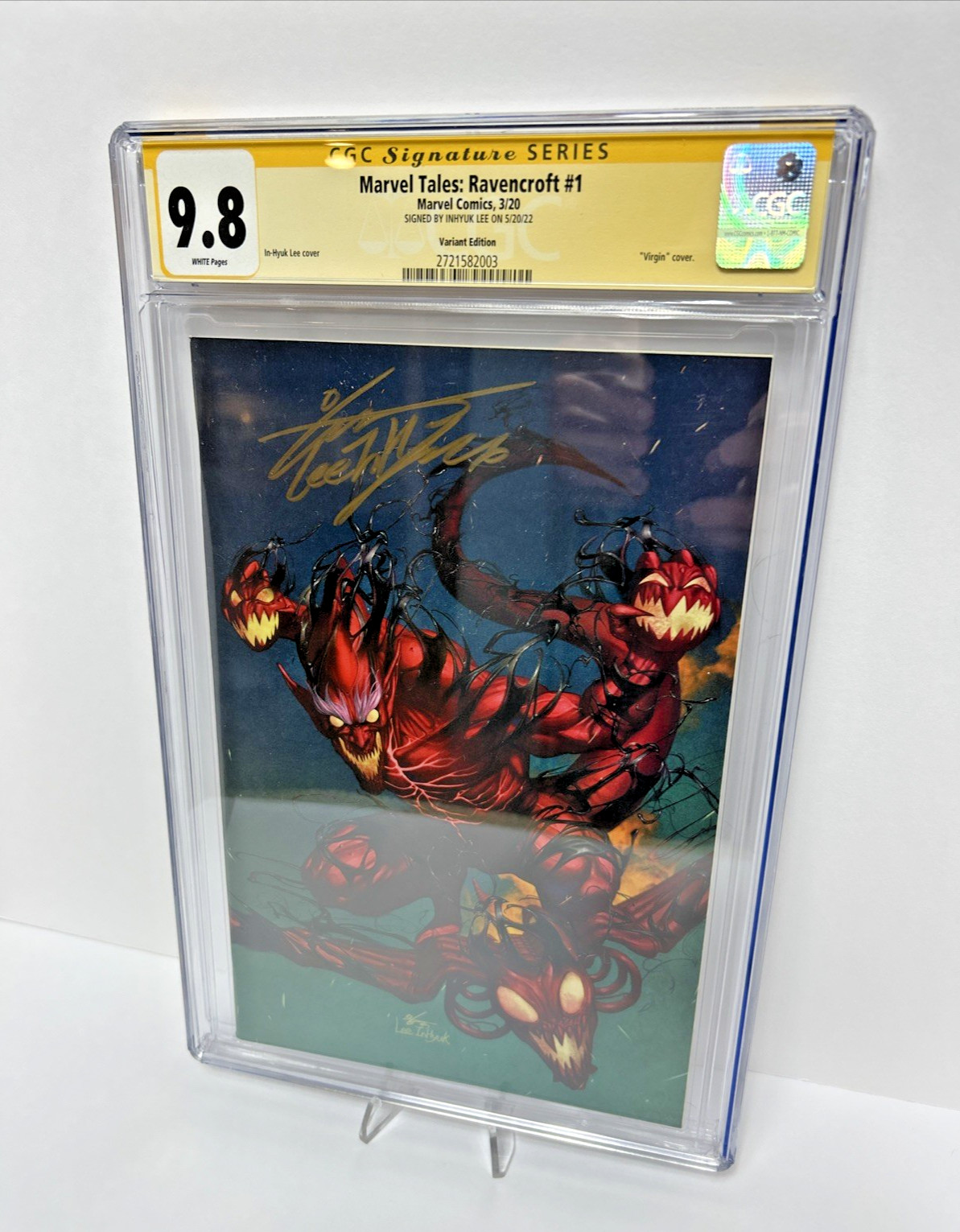 Marvel Tales: Ravencroft #1 (2020) InHyuk Lee Signed Virgin Variant CGC 9.8 Marvel Tales: Ravencroft #1 (2020) InHyuk Lee Signed Virgin Variant CGC 9.8