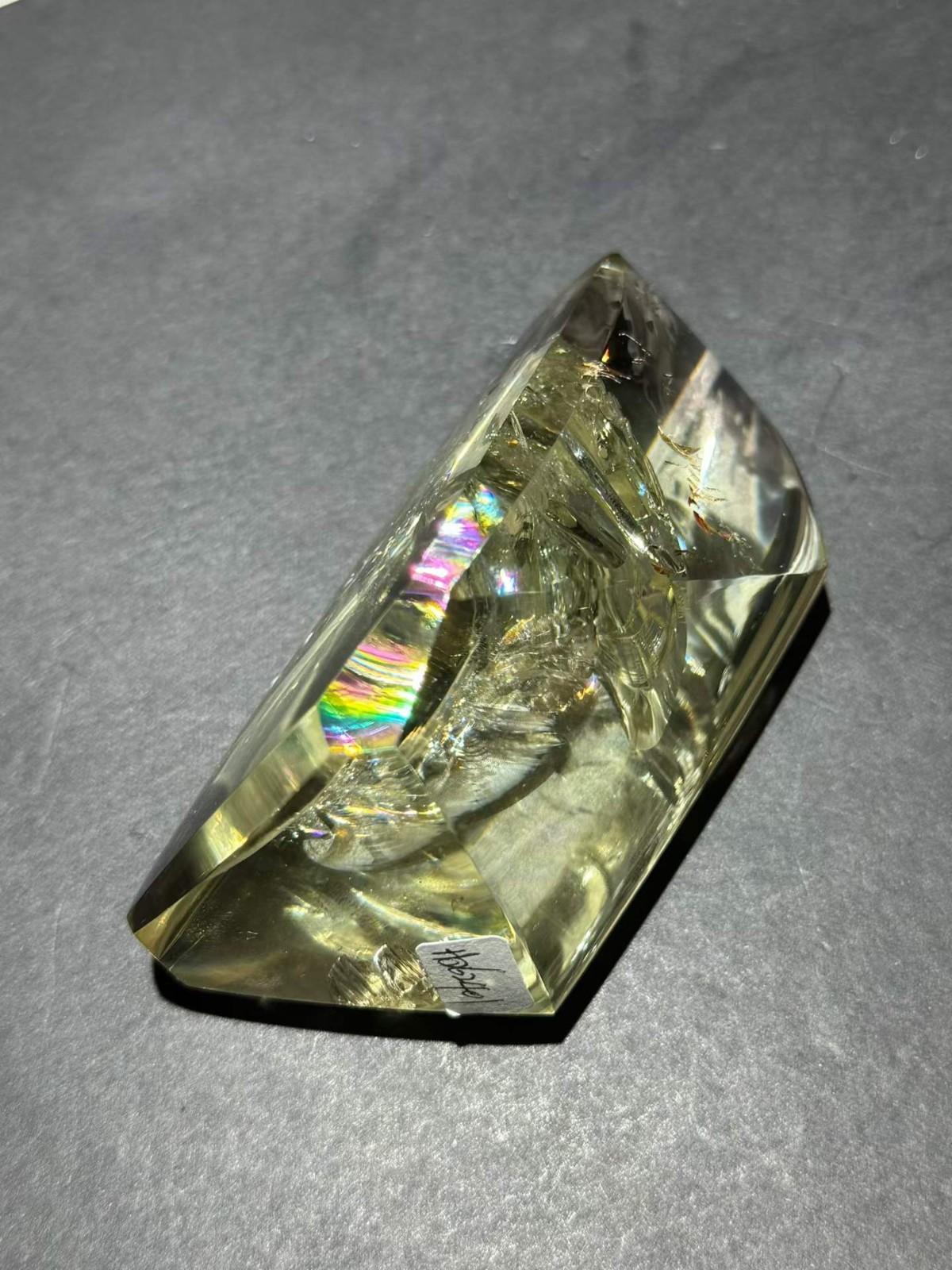 246g Natural Rainbow Citrine Quartz Freeform Energy Crystal Reiki Decor 246g Natural Rainbow Citrine Quartz Freeform Energy Crystal Reiki Decor