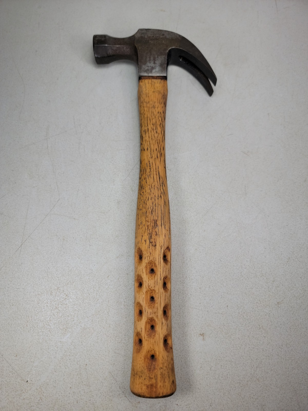 Vintage Hartwell Bros Hammer 1lb 6oz W/ Rare Original 13-1/2" Vacuum Cup Handle