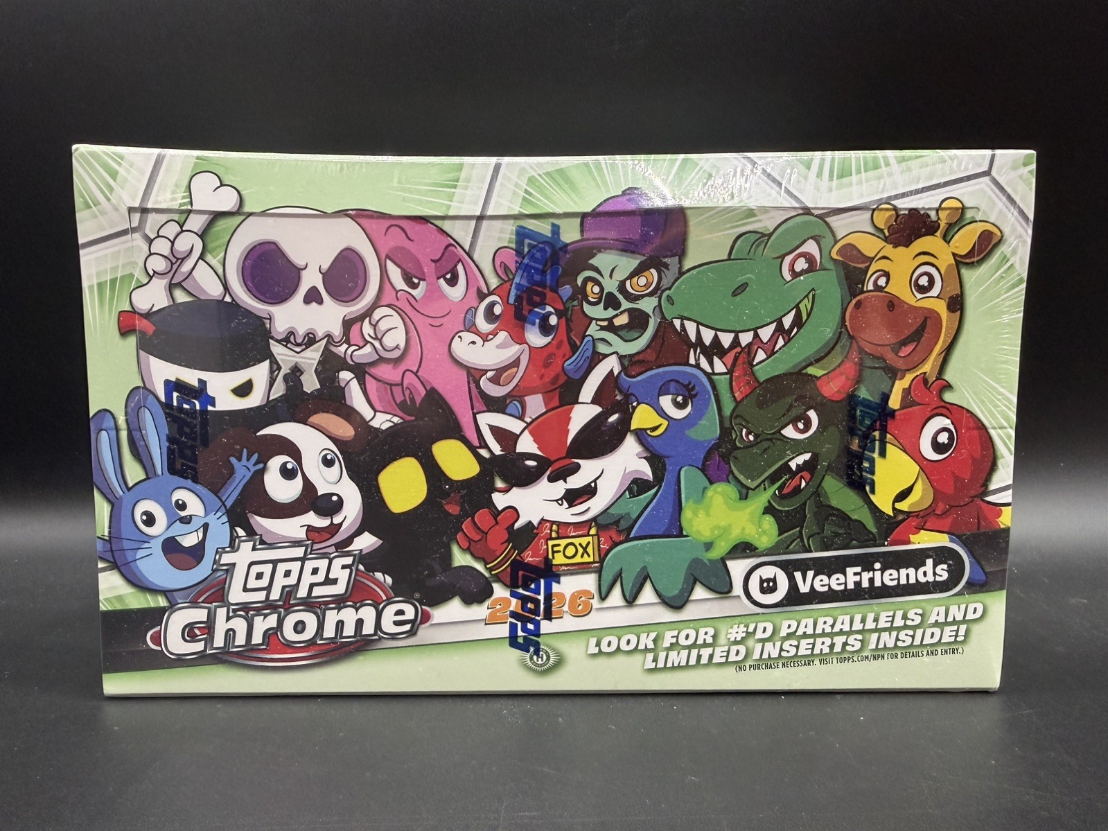 2026 Topps Chrome VeeFriends Hobby Box - Brand New Factory Sealed 2026 Topps Chrome VeeFriends Hobby Box - Brand New Factory Sealed