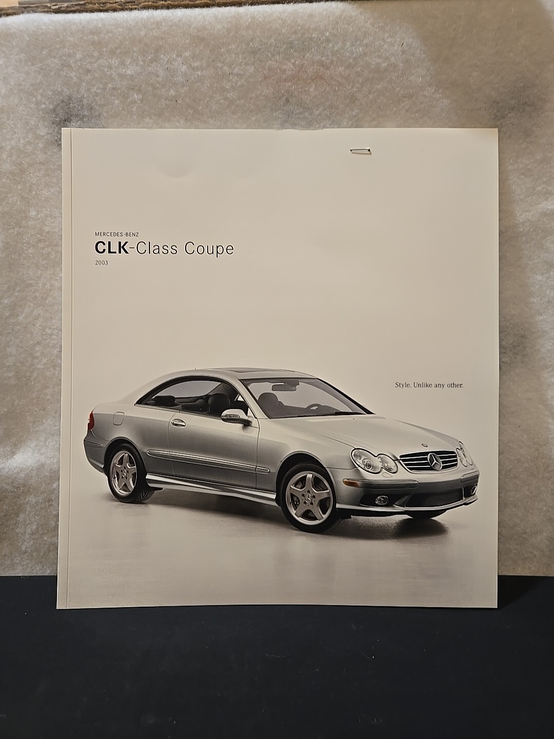 2003 Mercedes Benz CLK Class Coupe car advertising booklet - USA 2003 Mercedes Benz CLK Class Coupe car advertising booklet - USA