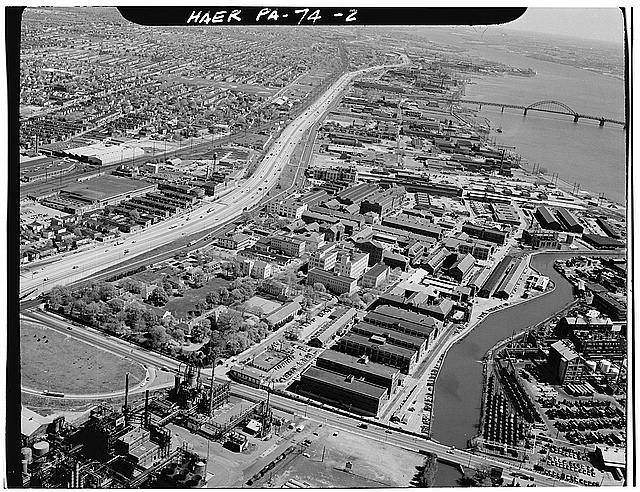 Aerial View Parade Houston Texas 1950s Downtown Buildings Ship Channel Bridge Aerial View Parade Houston Texas 1950s Downtown Buildings Ship Channel Bridge