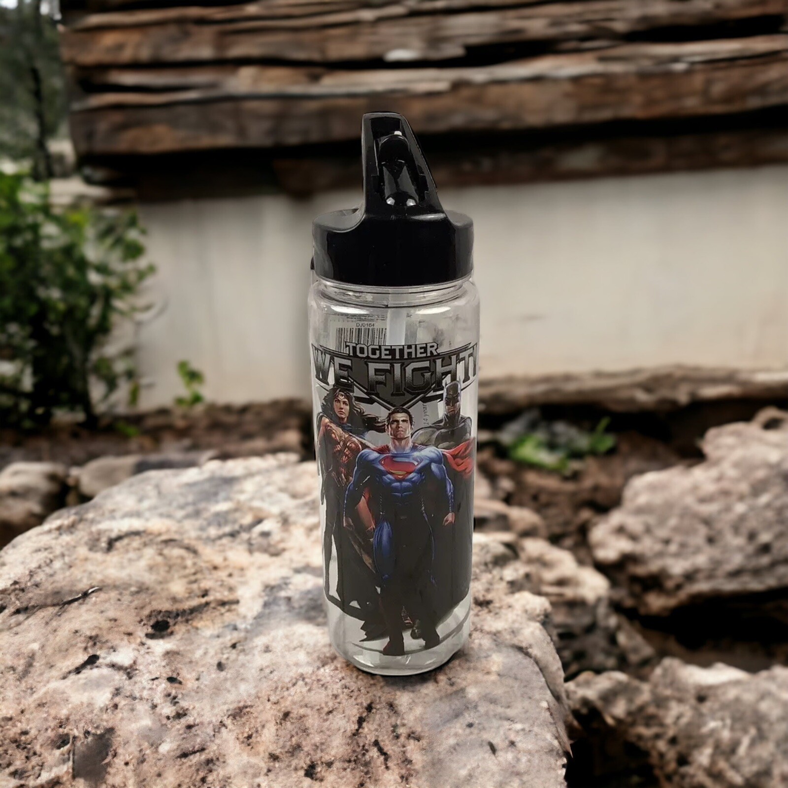Batman v Superman Water Bottle Justice League Plastic Water Bottle Batman v Superman Water Bottle Justice League Plastic Water Bottle