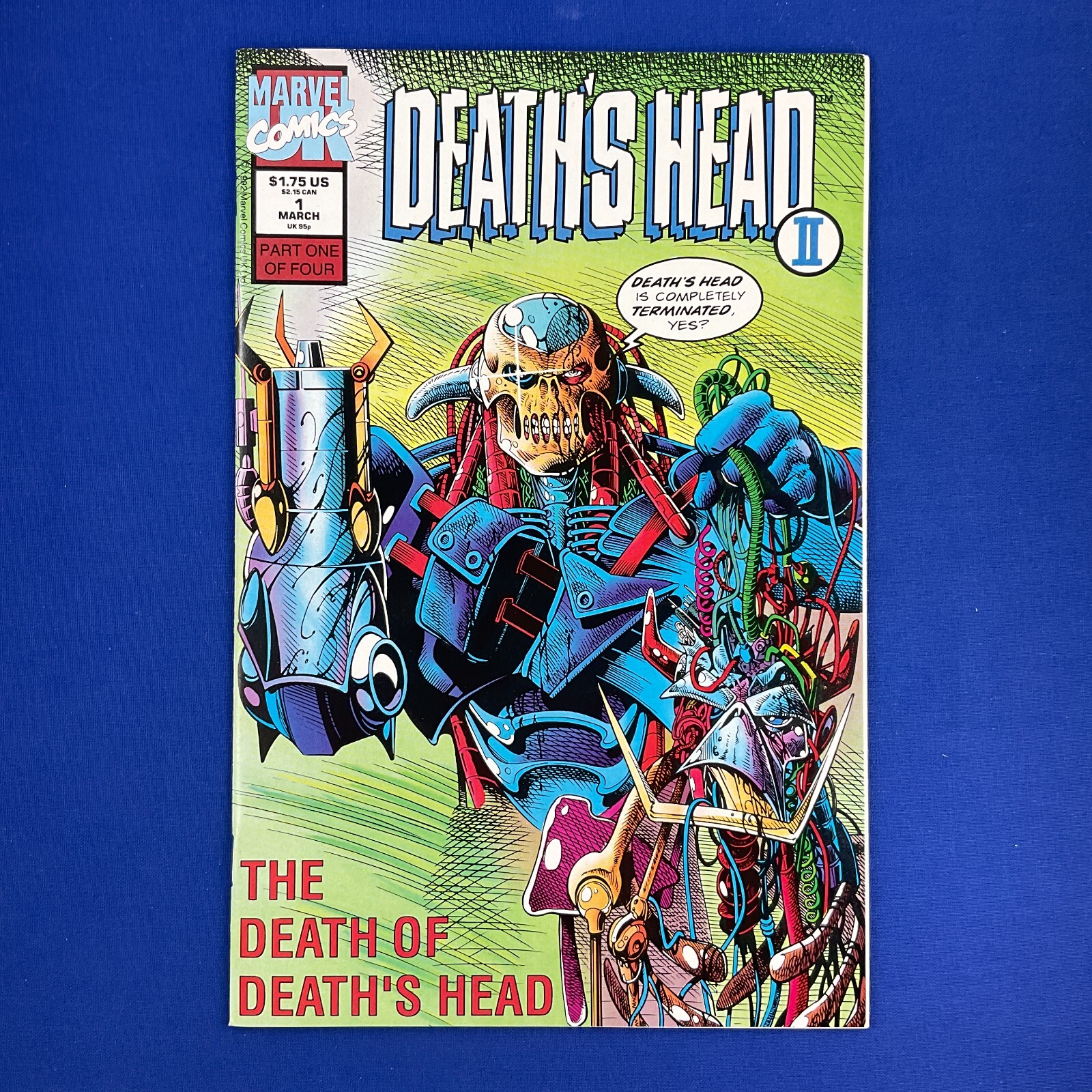 Death's Head II #1 (of 4) Marvel Comics UK 1992 Limited Series Death's Head II #1 (of 4) Marvel Comics UK 1992 Limited Series
