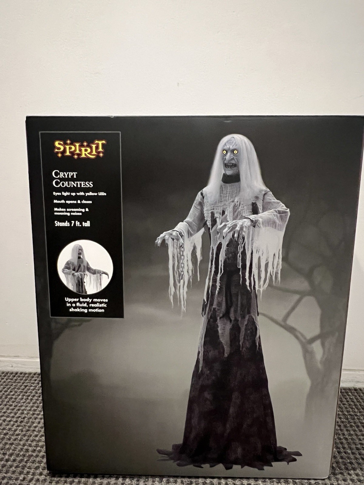 Spirit Halloween 7 Ft Crypt Countess Animatronic NEW IN BOX Local Pickup 2026 Spirit Halloween 7 Ft Crypt Countess Animatronic NEW IN BOX Local Pickup 2026