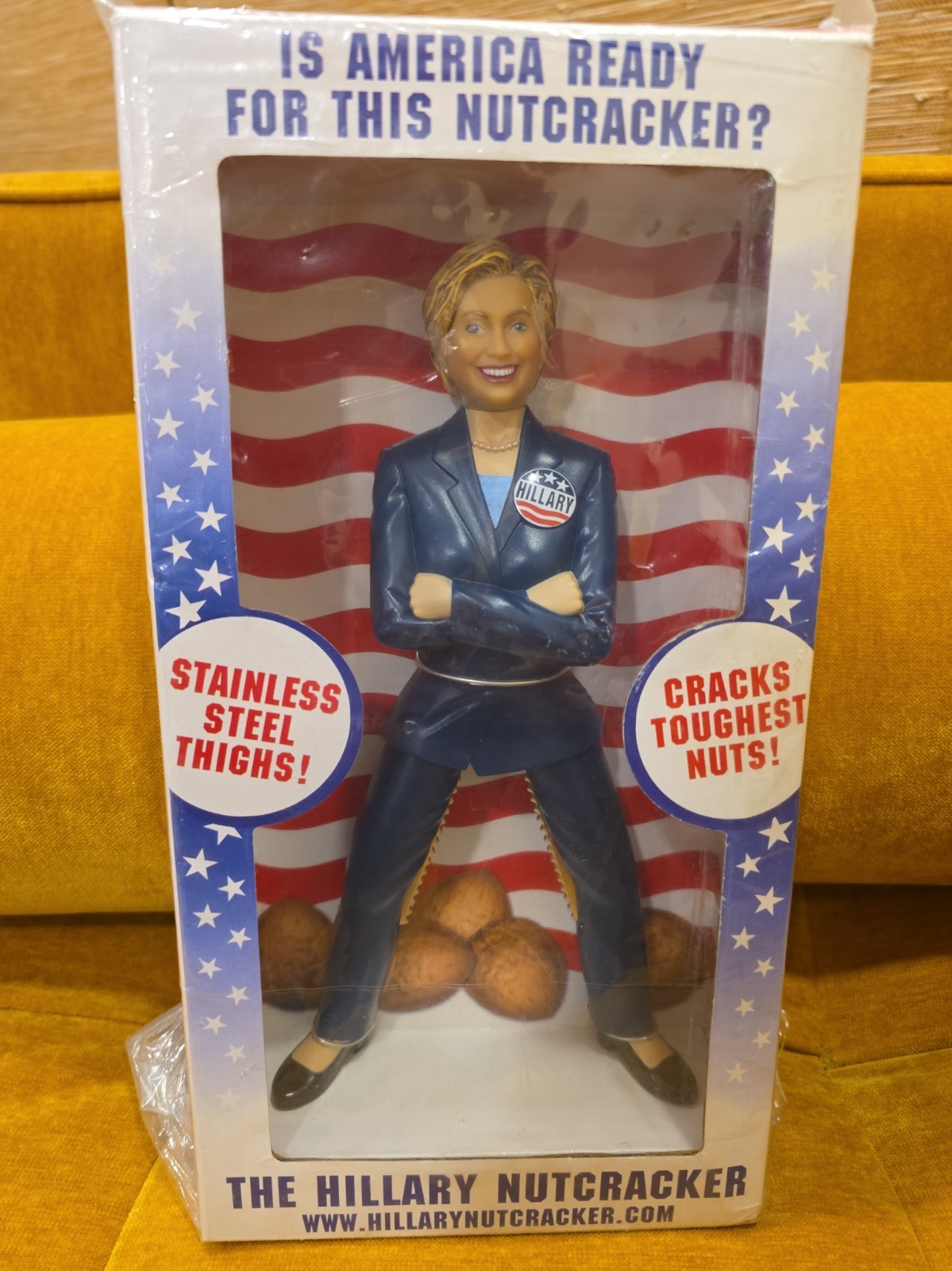 2007 Original Hilary Clinton Brand New Factory Sealed Heat Wrap NIB Collectible 2007 Original Hilary Clinton Brand New Factory Sealed Heat Wrap NIB Collectible