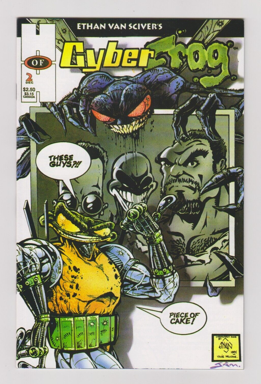 Cyberfrog #2 (1994) · Insanely Rare First Printing · Ethan Van Sciver Art/Story