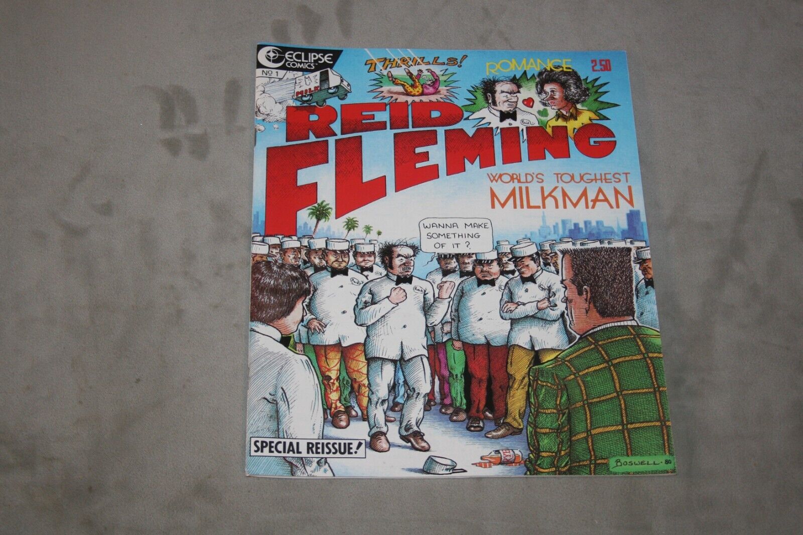 REID FLEMING WORLD\'S TOUGHEST MILKMAN #1 (1986) Eclipse Comics magazine NM