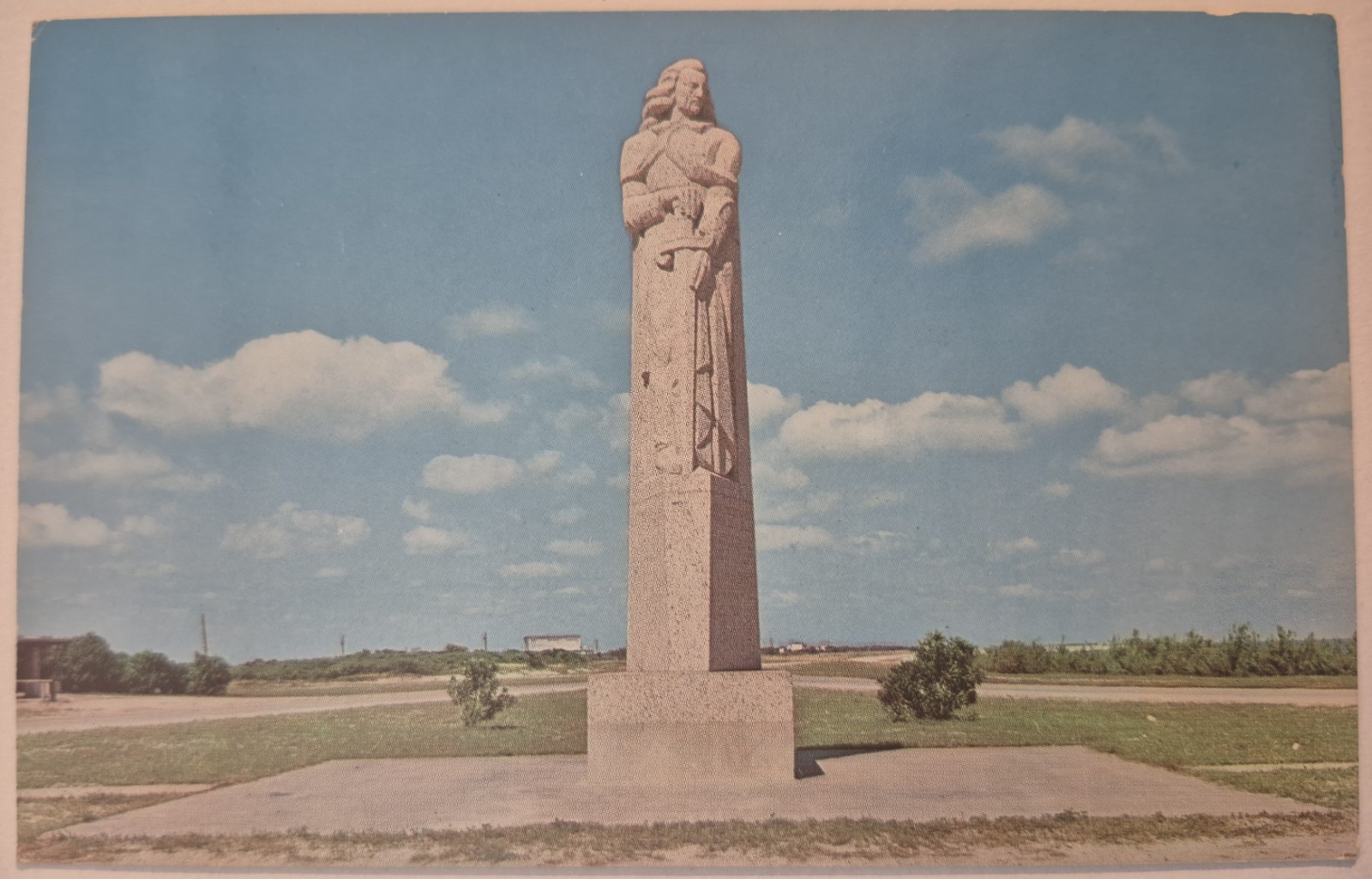 Vintage Postcard La Salle Statue Port Lavaca Texas AA139 Vintage Postcard La Salle Statue Port Lavaca Texas AA139