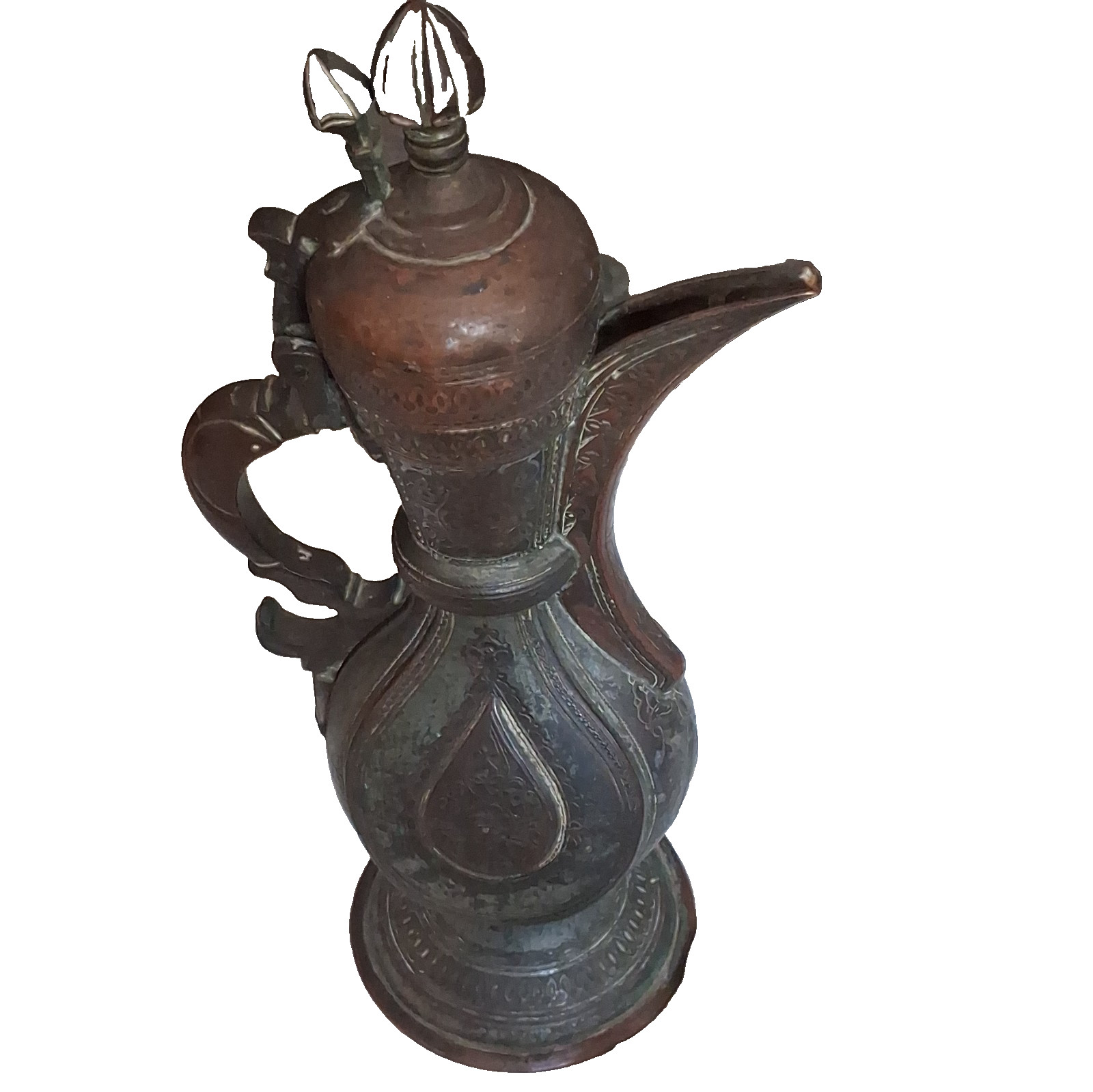 Antique 19th Century Islamic Central Asian Bukhara Ewer / Teapot (Aftaba) Antique 19th Century Islamic Central Asian Bukhara Ewer / Teapot (Aftaba)