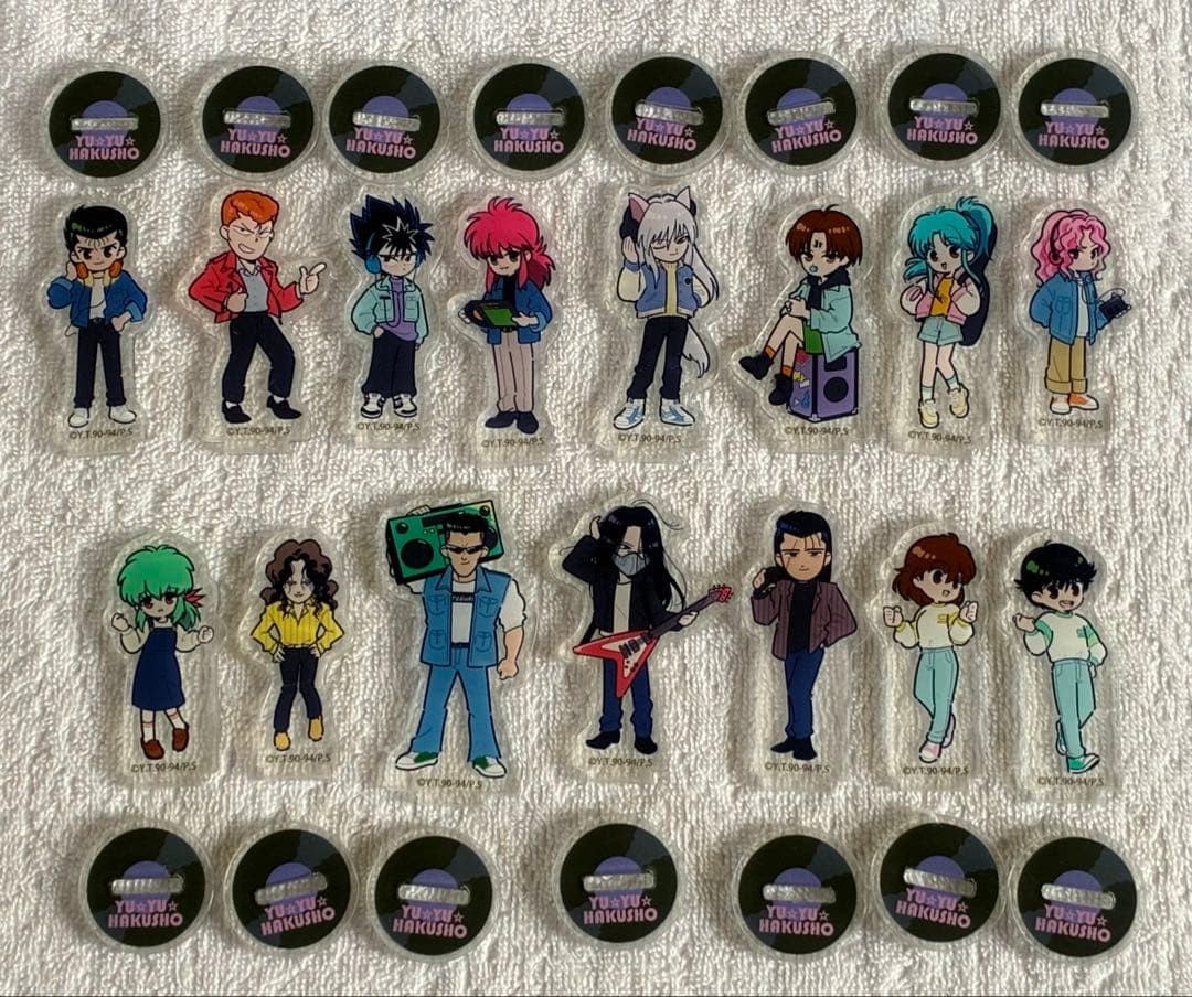Yu Yu Hakusho Acrylic Stand Full Set 15 Pieces Daiso Seria Collectible Japan Yu Yu Hakusho Acrylic Stand Full Set 15 Pieces Daiso Seria Collectible Japan
