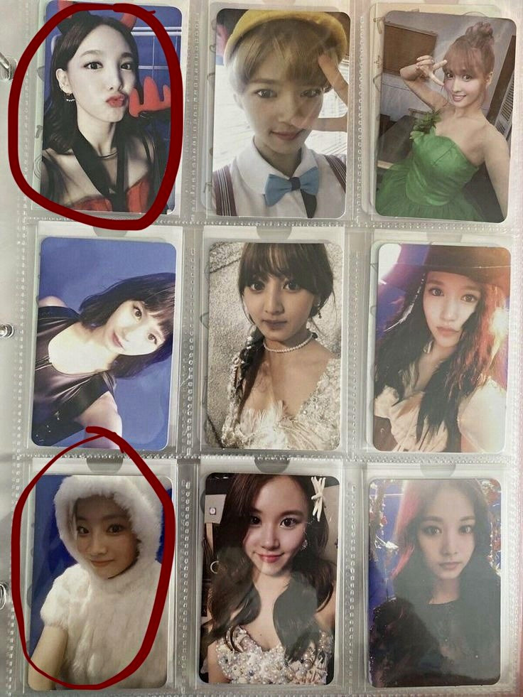 JYP K-Pop Photocard Lot (2 Cards) TWICE Nayeon Dahyun Non-Sport
