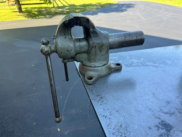 RARE Antique Vintage 1920s Fulton Drop Forge Co. DROPFO 4" Swivel Bench Vise RARE Antique Vintage 1920s Fulton Drop Forge Co. DROPFO 4" Swivel Bench Vise