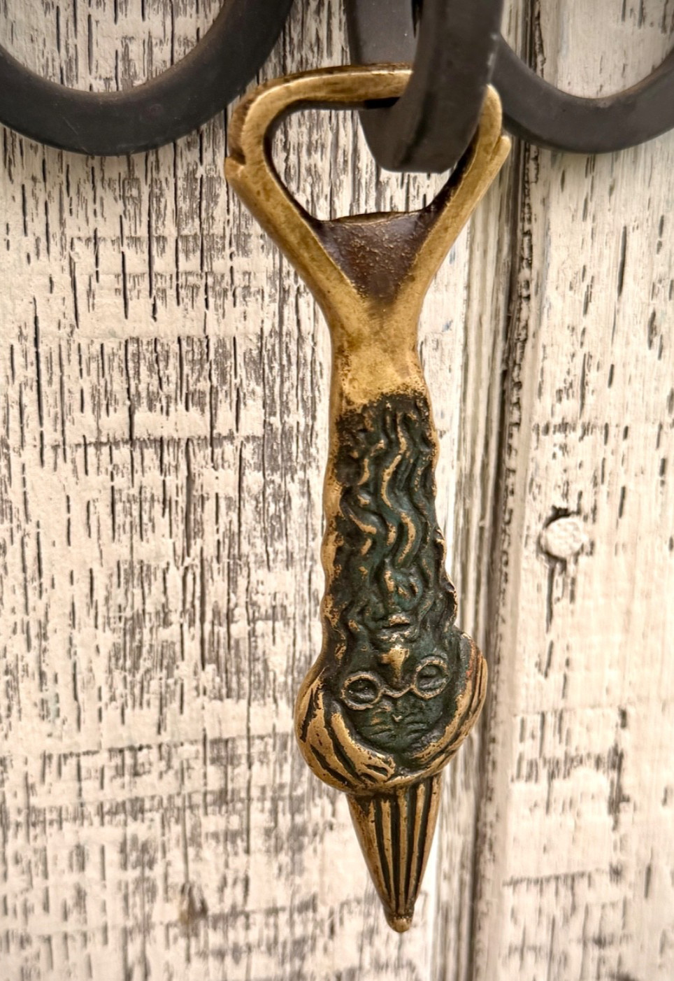 Vintage • Made in Israel • Brass Character Bust • Mid Century Bottle Opener Vintage • Made in Israel • Brass Character Bust • Mid Century Bottle Opener