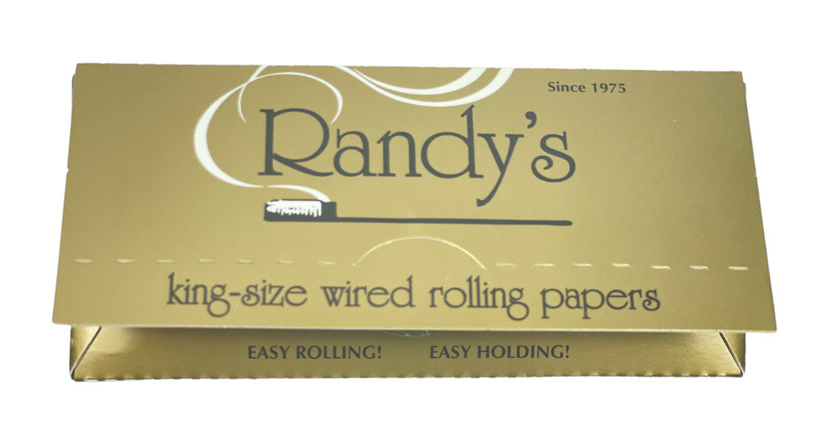 5 Randy’s King Size Wired Cigarette Rolling Papers made in USA 5 Randy’s King Size Wired Cigarette Rolling Papers made in USA
