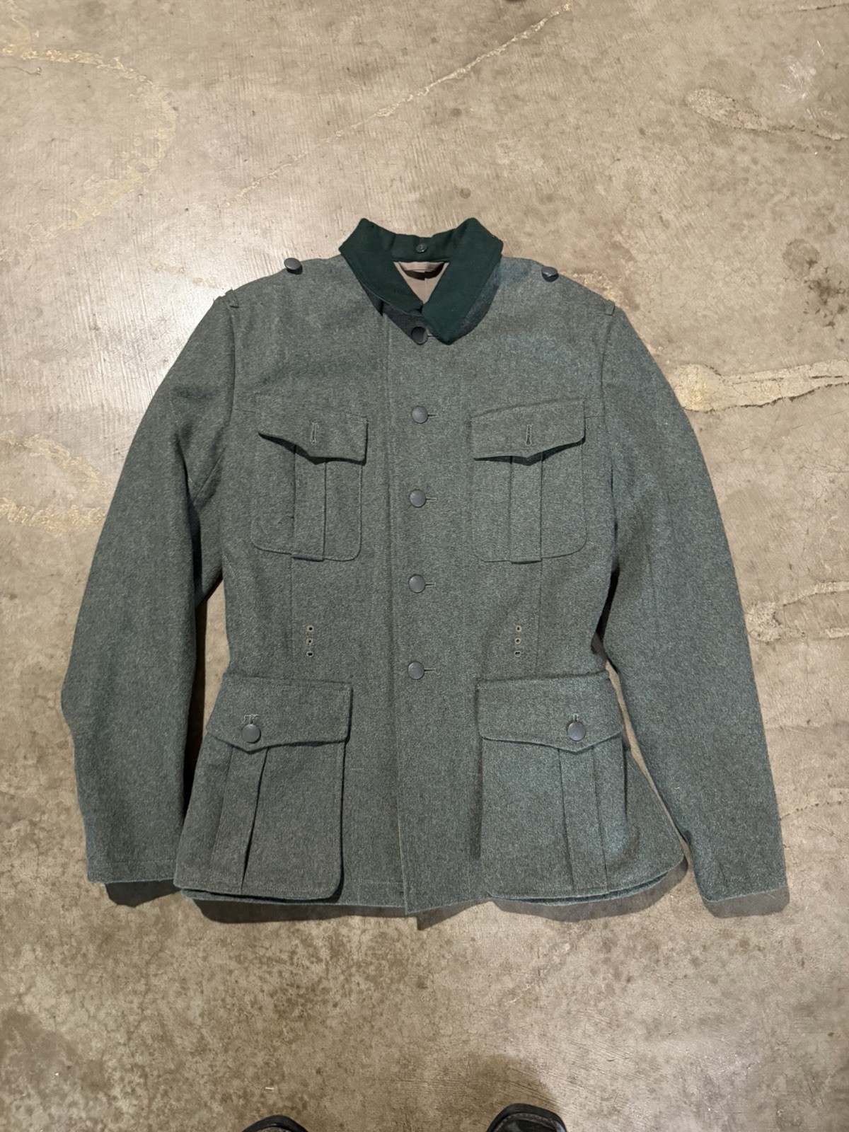 WW2 German M42 1940s Jacket Size M Ish Measurements In Photos Good Condition WW2 German M42 1940s Jacket Size M Ish Measurements In Photos Good Condition