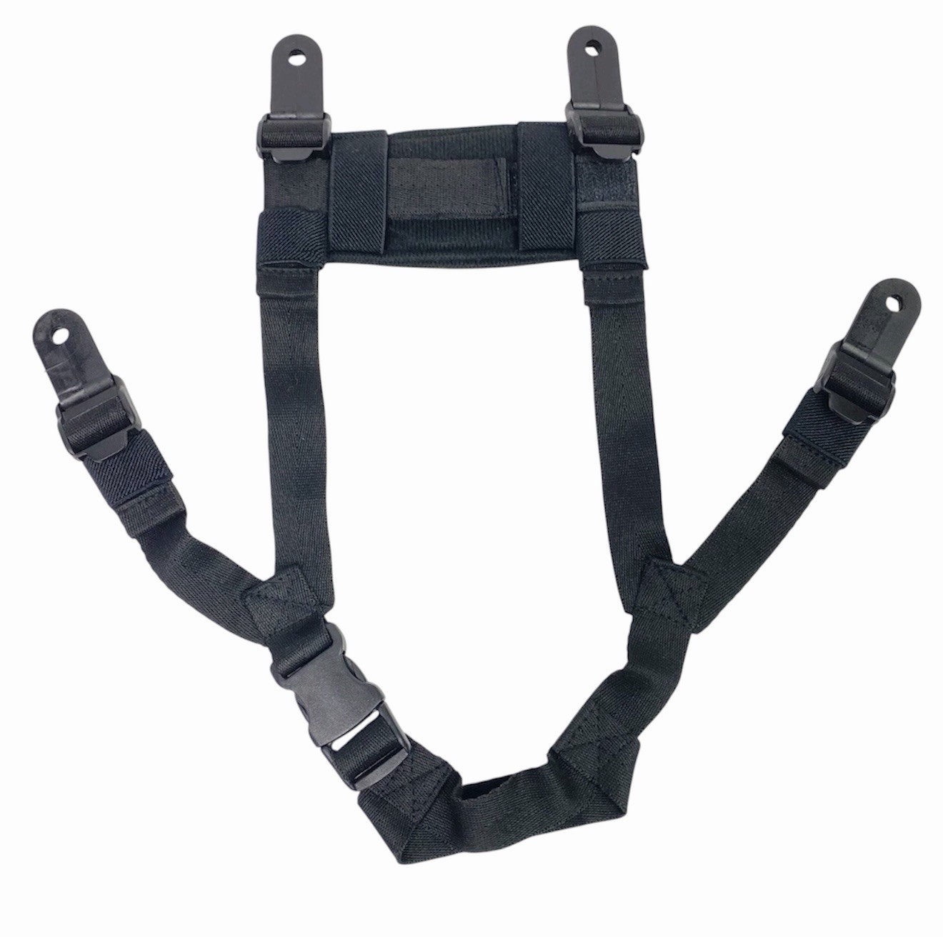 Black MICH ACH TC2001 Helmet 4-Point Retention Chin Strap H Harness ARMY MSA CGF Black MICH ACH TC2001 Helmet 4-Point Retention Chin Strap H Harness ARMY MSA CGF