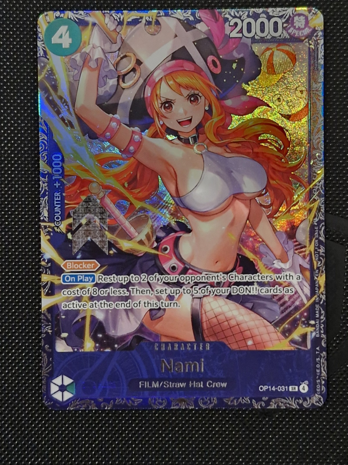 2026 One Piece Nami Top 64 Treasure Cup OP14 - 031 Prize Card 2026 One Piece Nami Top 64 Treasure Cup OP14 - 031 Prize Card