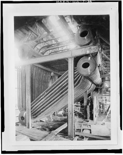 Photo:Steel Plant Boiler Plant Boilers Under Construction 1900s Photograph