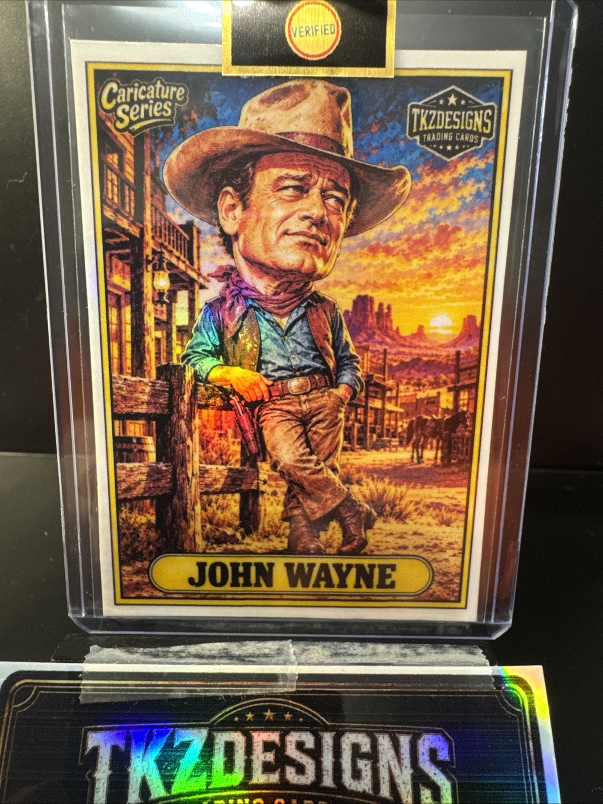 2026 Tkzdesigns Caricature Series John Wayne JW1 /100 2026 Tkzdesigns Caricature Series John Wayne JW1 /100