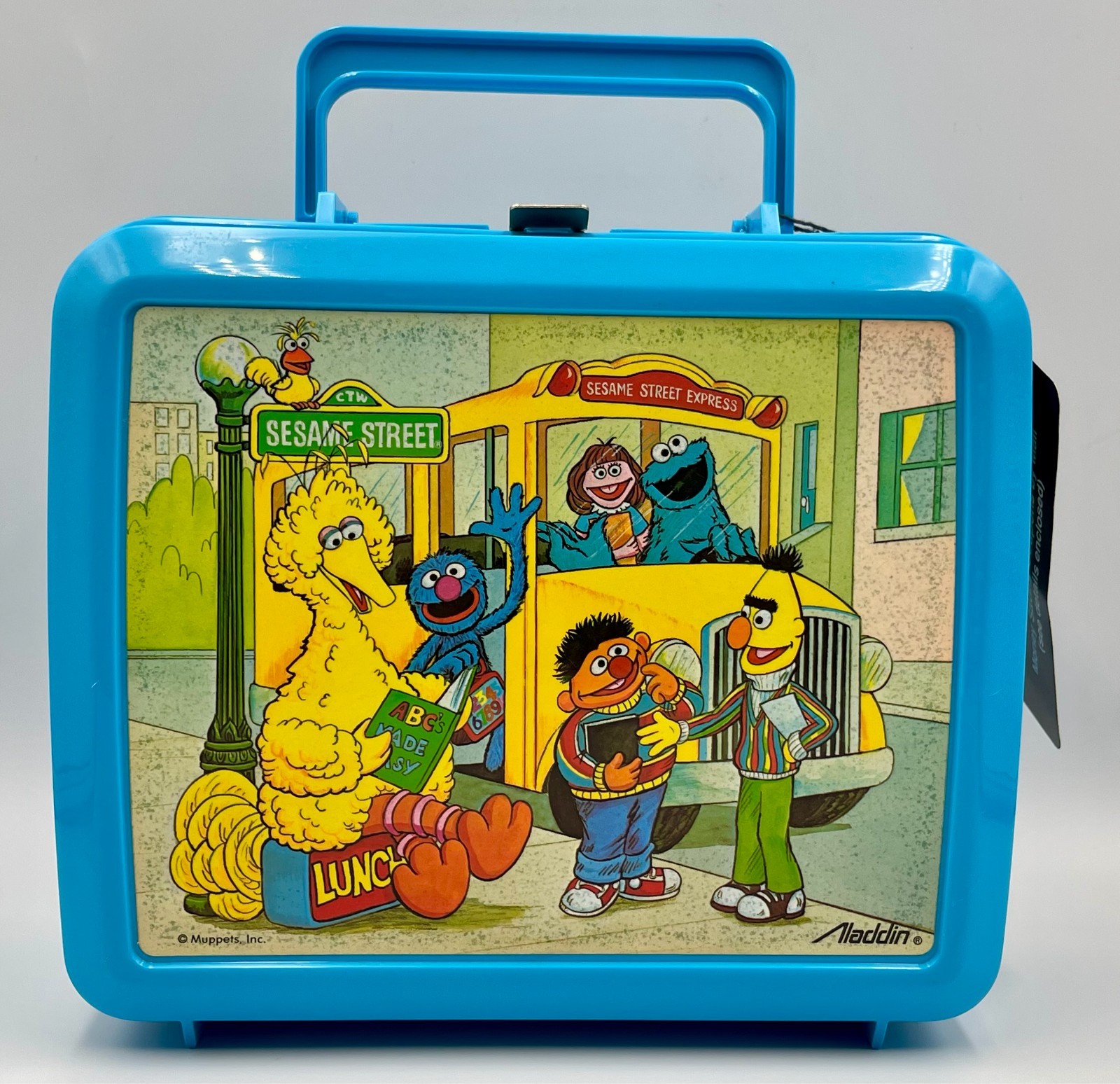Vintage 1980s Sesame Street Aladdin Lunchbox & Thermos Set Brand New CTW Muppets Vintage 1980s Sesame Street Aladdin Lunchbox & Thermos Set Brand New CTW Muppets