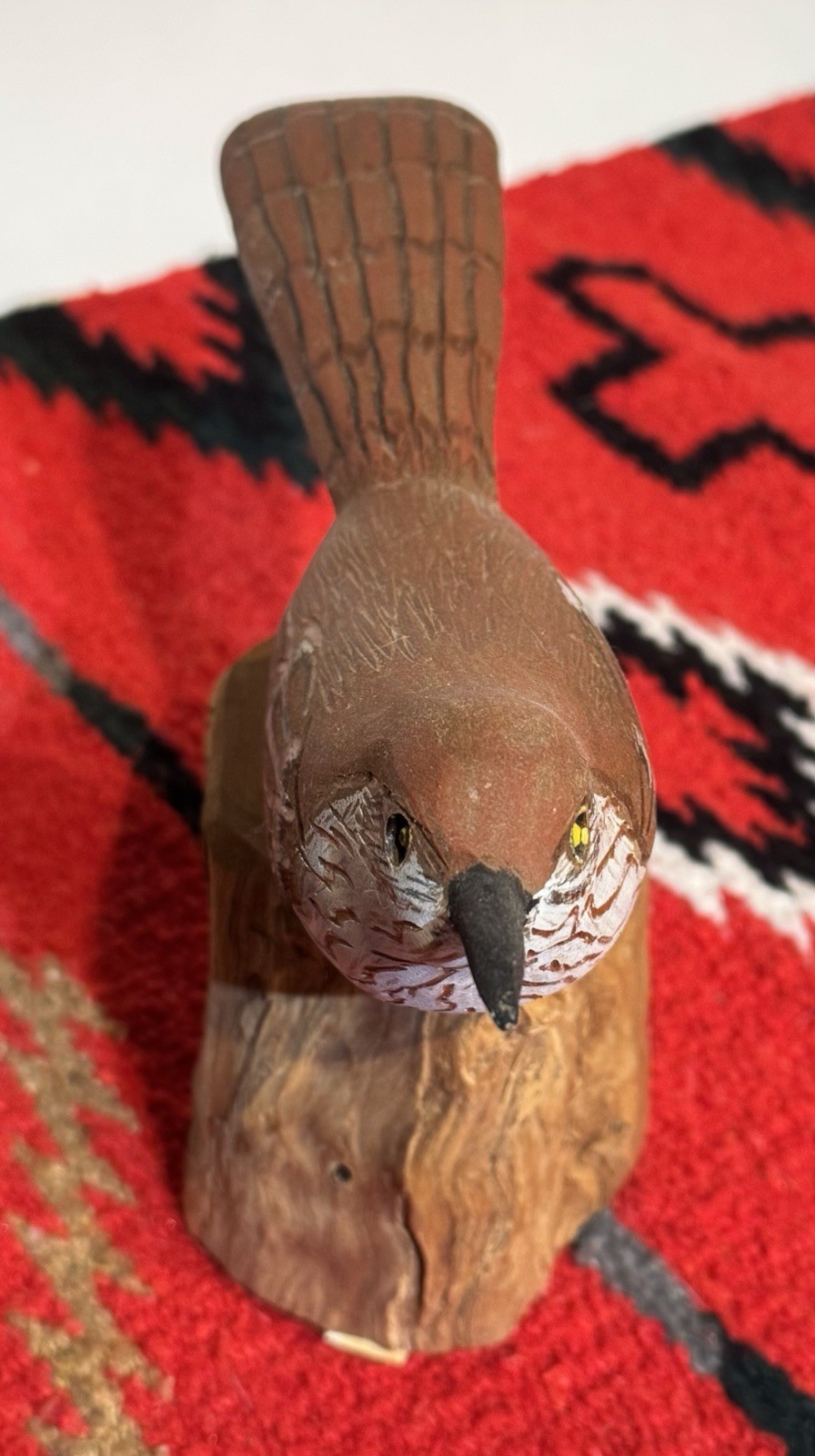 Vintage John Cowden Wood Carved Bird Vintage John Cowden Wood Carved Bird
