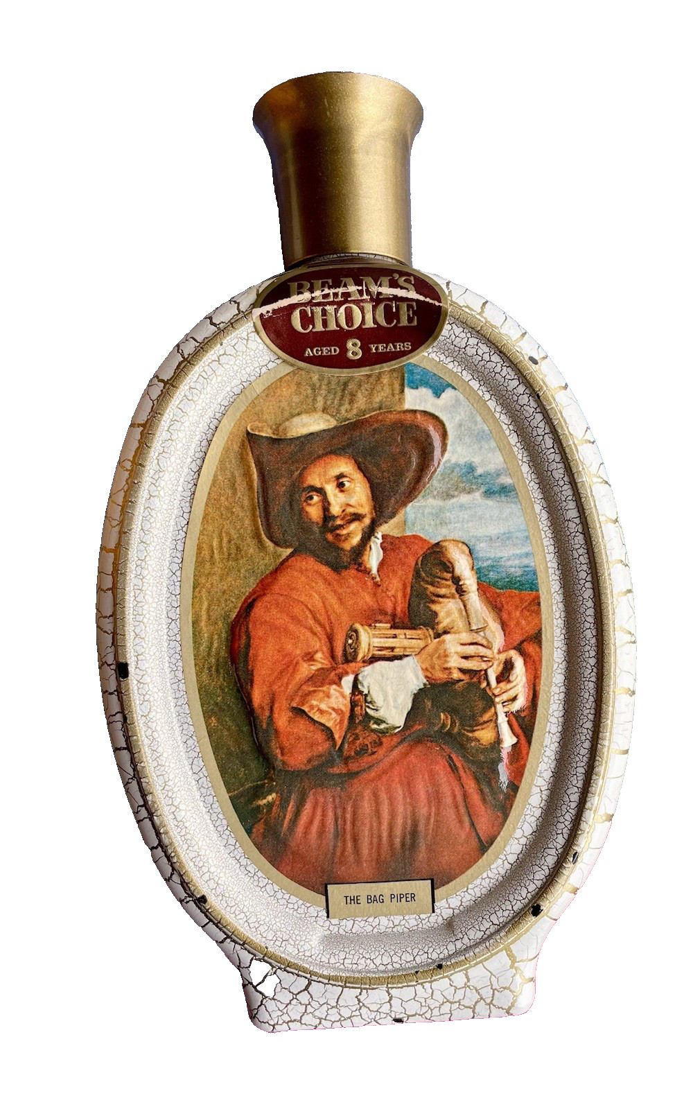 VTG Decanter Beam's Choice Jim Beam The Bag Piper by Van Dyck Empty VTG Decanter Beam's Choice Jim Beam The Bag Piper by Van Dyck Empty