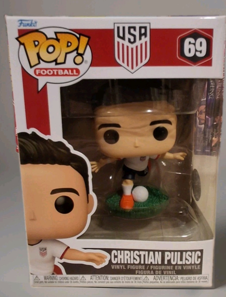 Christian Pulisic Football 69 *World Cup USA Soccer* Funko POP New