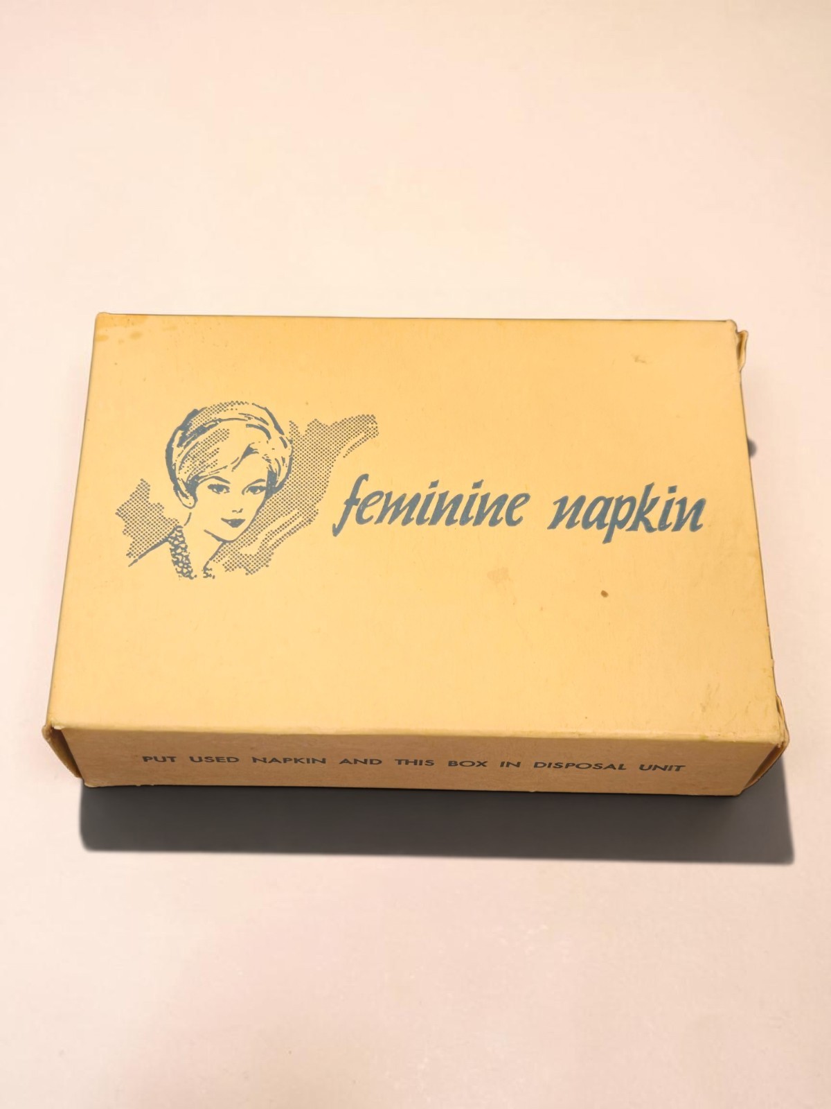 Vintage Sanitary Napkin from 10 Cent Dispenser Mid 1960's Vintage Sanitary Napkin from 10 Cent Dispenser Mid 1960's