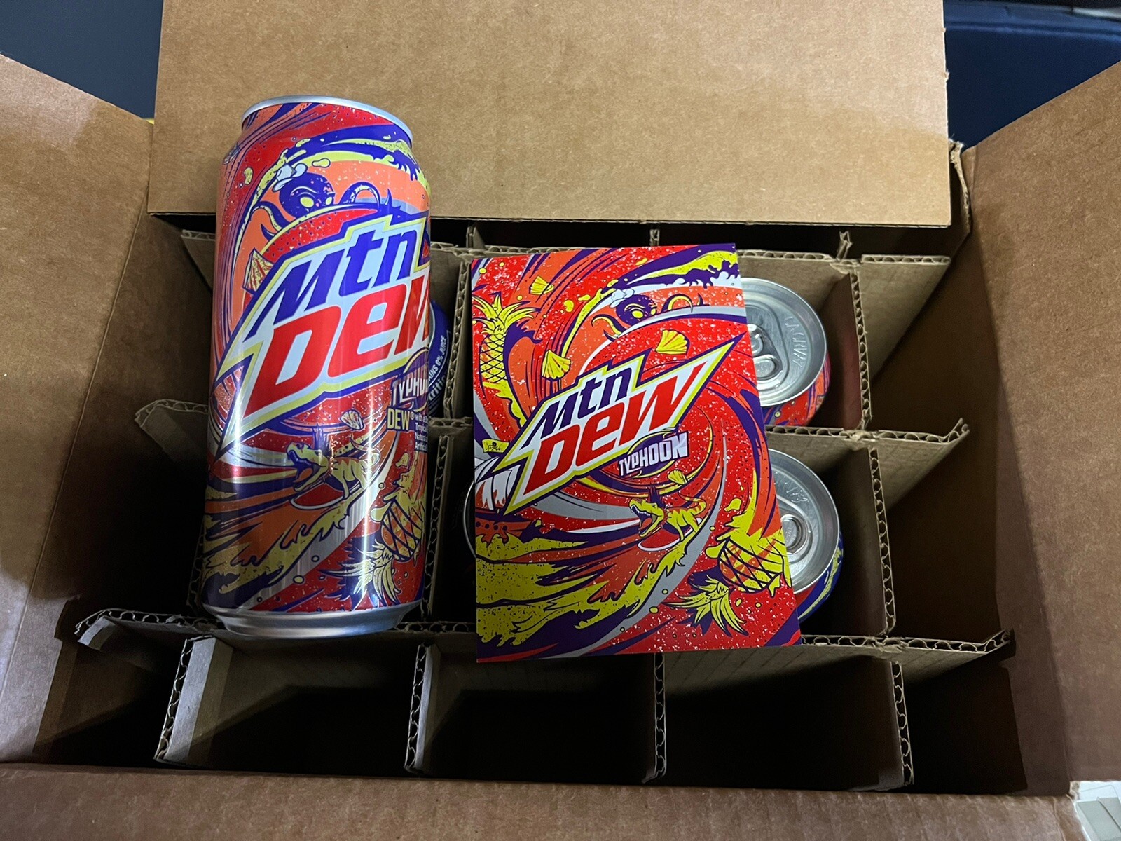 MTN DEW® TYPHOON (6 PACK) 2022 LIMITED EDITION In Hand