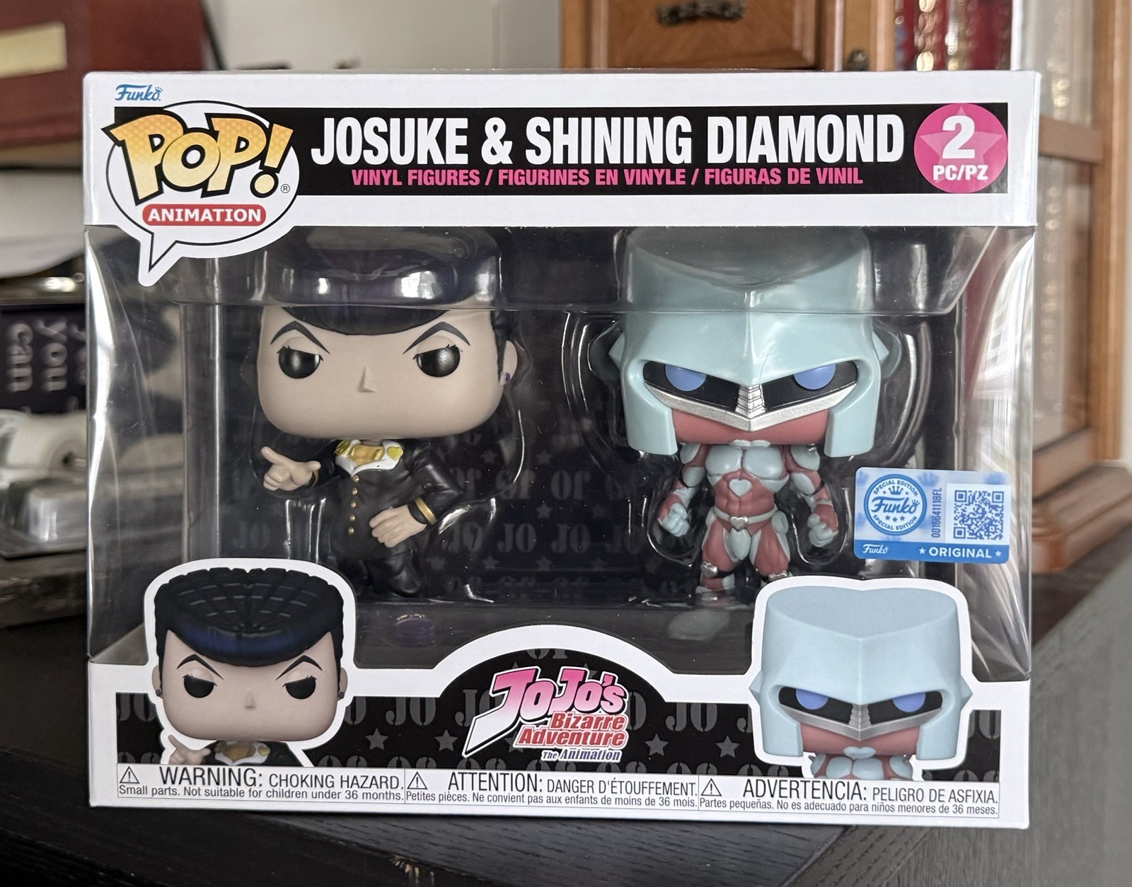 Funko Pop : JOSUKE & SHINING DIAMOND 2 Pack JoJo's Bizarre Adventure Exclusive