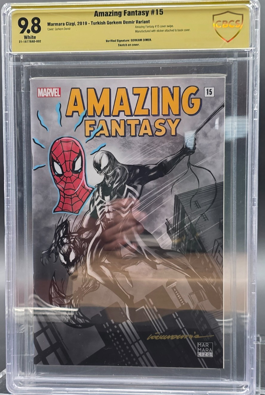 đ„CBCS 9.8đ„COLOR SKETCH & SIGNATUREđ„AMAZING FANTASY 15 TURKISH Görkem Demirđ„ đ„CBCS 9.8đ„COLOR SKETCH & SIGNATUREđ„AMAZING FANTASY 15 TURKISH Görkem Demirđ„