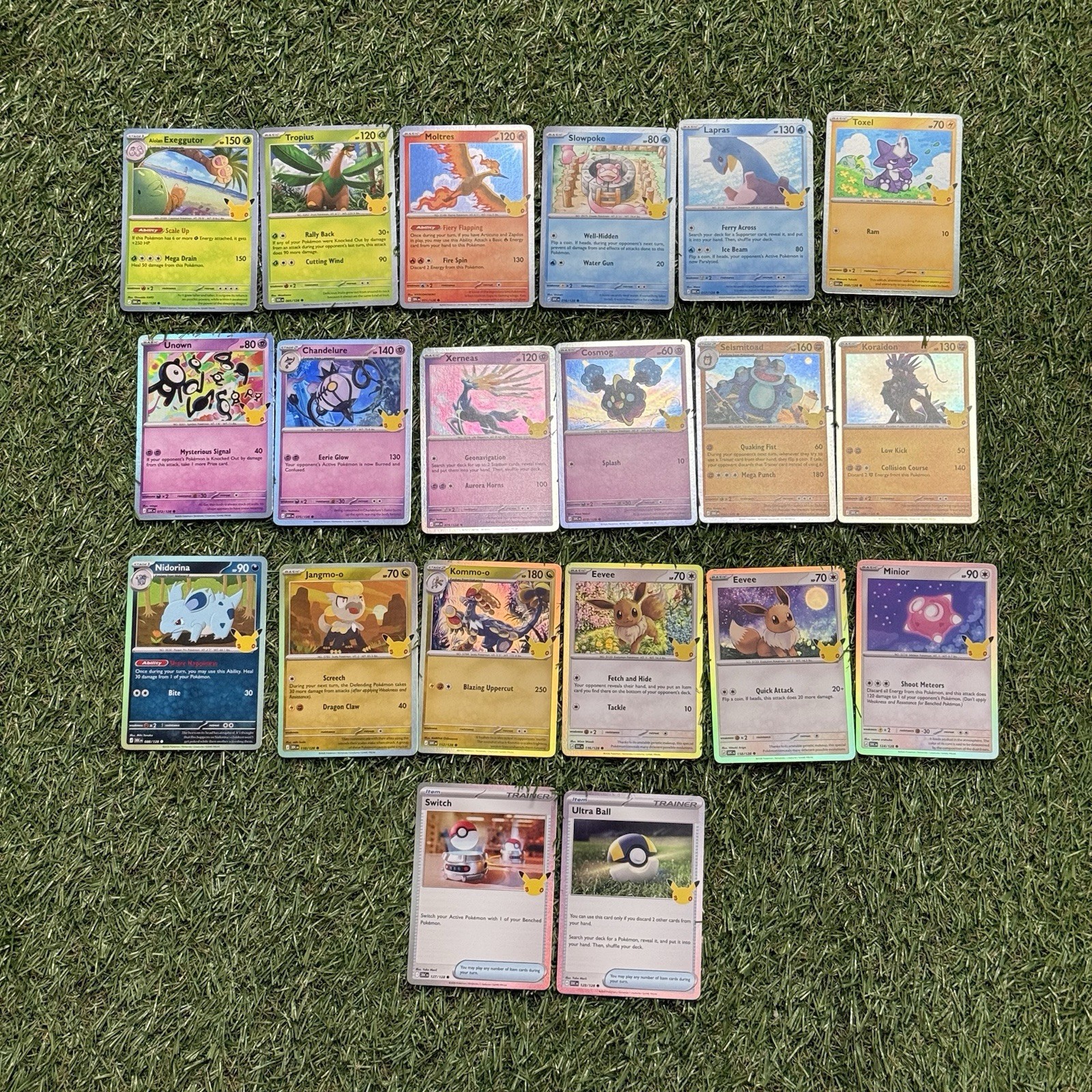 Pokémon TCG: 30th Anniversary Celebration 20 Card Bundle | No Duplicates | NM Pokémon TCG: 30th Anniversary Celebration 20 Card Bundle | No Duplicates | NM