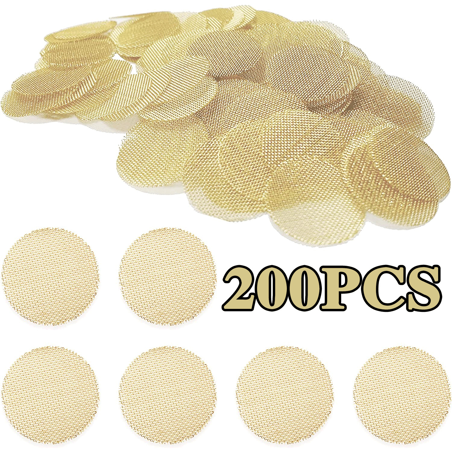 200 PS 5/8 Inch 0.625 Inch 15.833mm Highest Quality Brass Pipe Screen US 200 PS 5/8 Inch 0.625 Inch 15.833mm Highest Quality Brass Pipe Screen US
