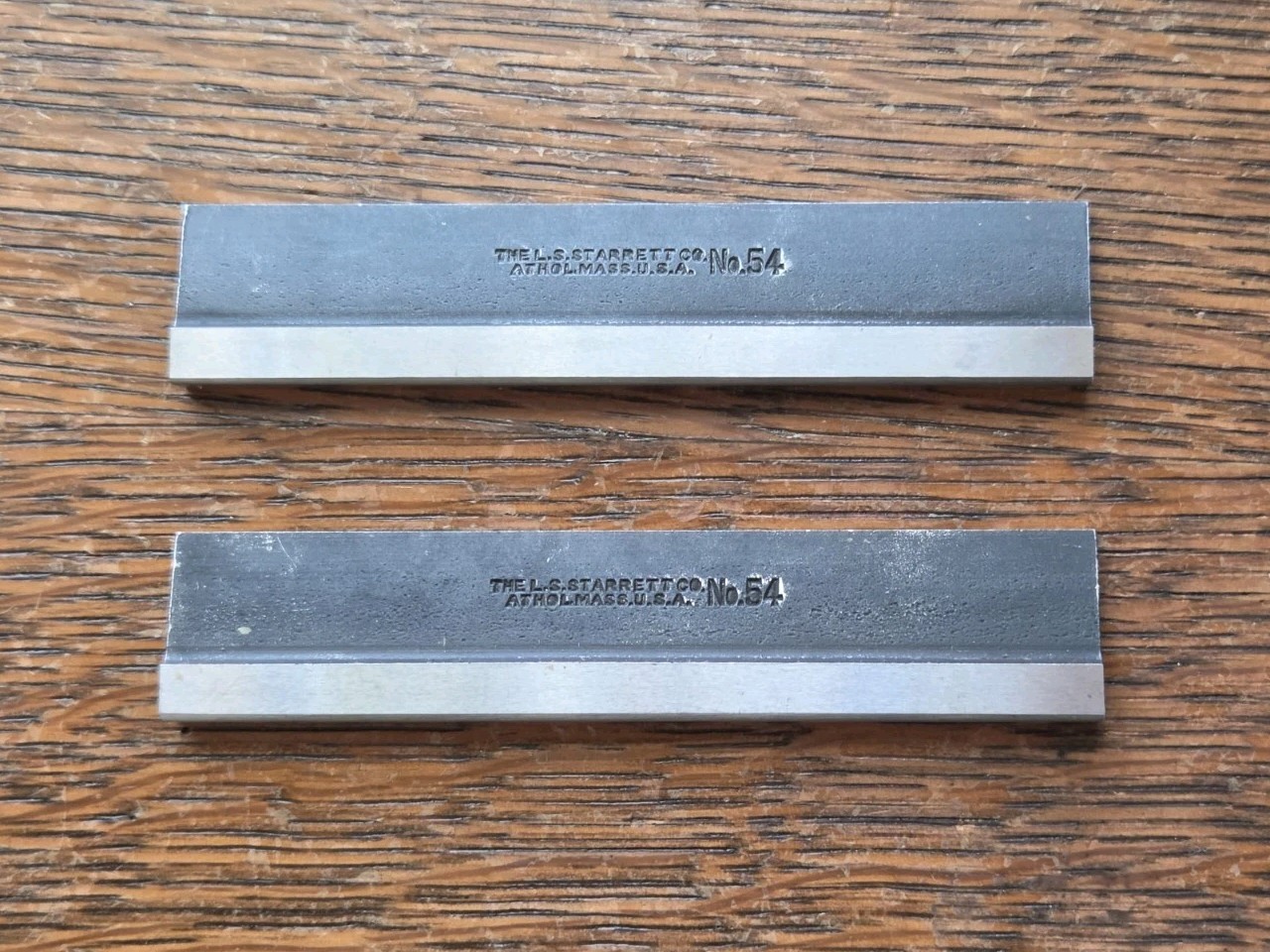 (2) Vintage L. S. Starrett No. 54 4" Hold Downs Machinist Tools USA