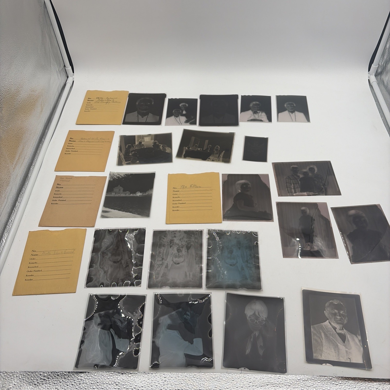 20 x Original Vintage Photo Negatives. c 1950s - 1980s. B/W.  Slides Photography