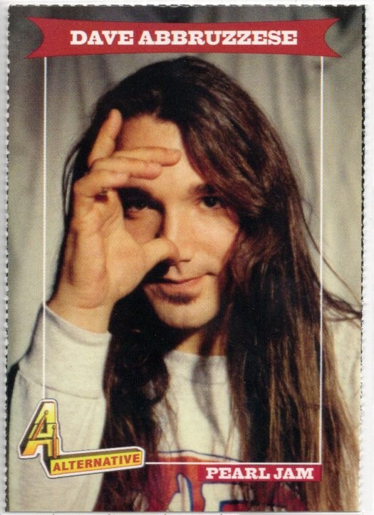 DRUM MAGAZINE PROMO CARD UNNUMBERED DAVE ABBRUZZESE PEARL JAM 2007 DRUM MAGAZINE PROMO CARD UNNUMBERED DAVE ABBRUZZESE PEARL JAM 2007