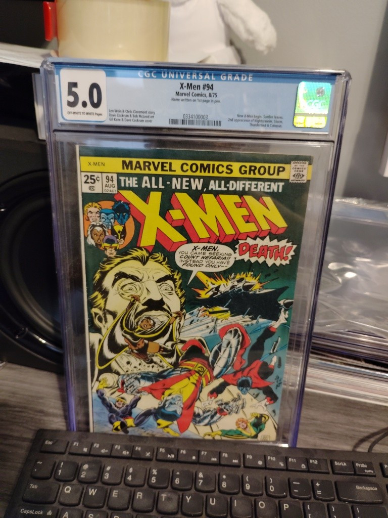 The ALL-NEW, ALL-DIFFERENT X-Men #94 CGC 5.0 Len Wein & Chris Claremont The ALL-NEW, ALL-DIFFERENT X-Men #94 CGC 5.0 Len Wein & Chris Claremont
