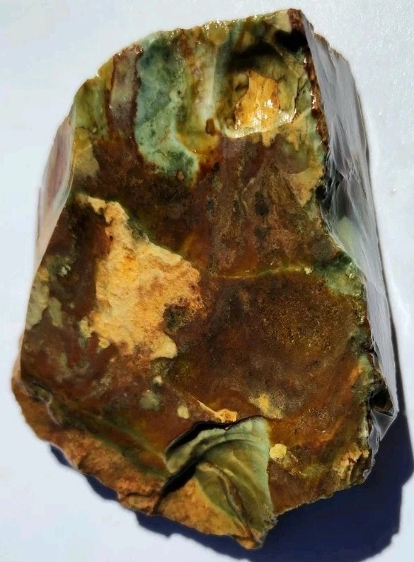 AAA PREMIUM PORCELAIN Oregon Vistaite Jasper Specimen Rough Lapidary (218 grams) AAA PREMIUM PORCELAIN Oregon Vistaite Jasper Specimen Rough Lapidary (218 grams)