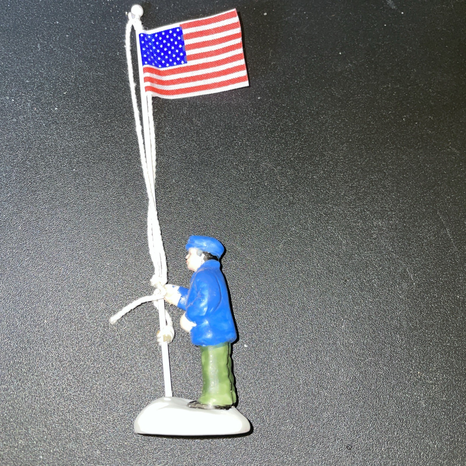 It's A Wonderful Life Bedford Falls Flag Man Honor Guard-EXTREMELY RARE See Pic