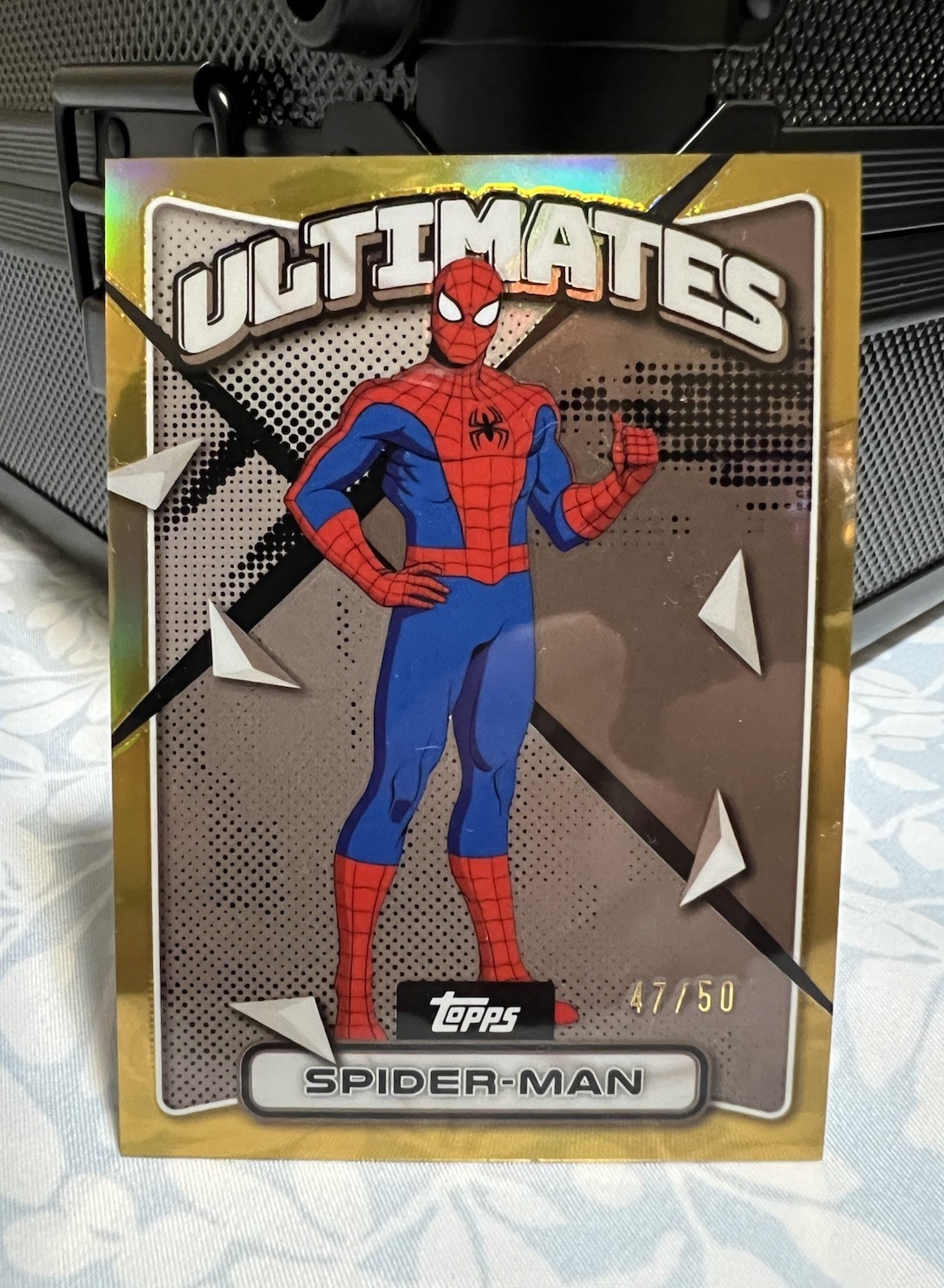 2025 Topps Chrome Finest X-Men 97 Spider-Man GOLD Refractor /50