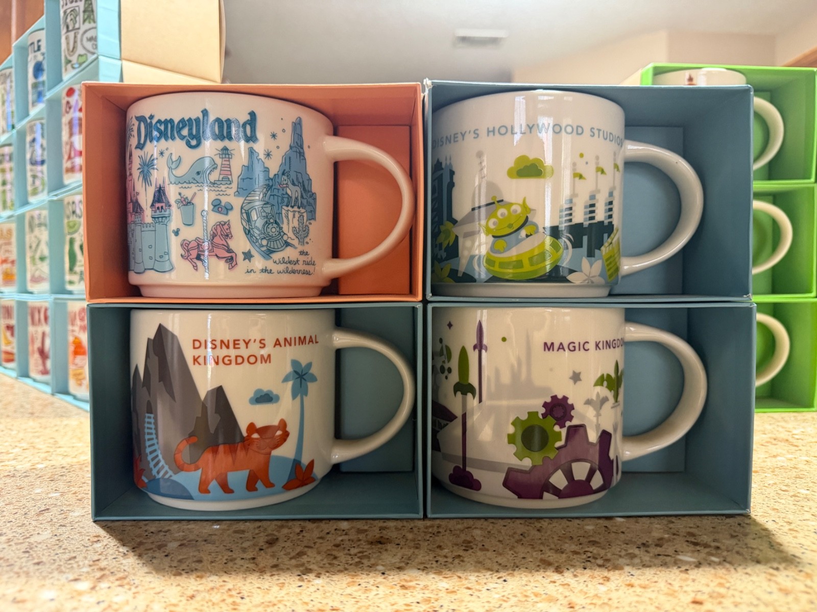 Starbucks Theme Park Mug New in Box Disney Universal Pick Your Park