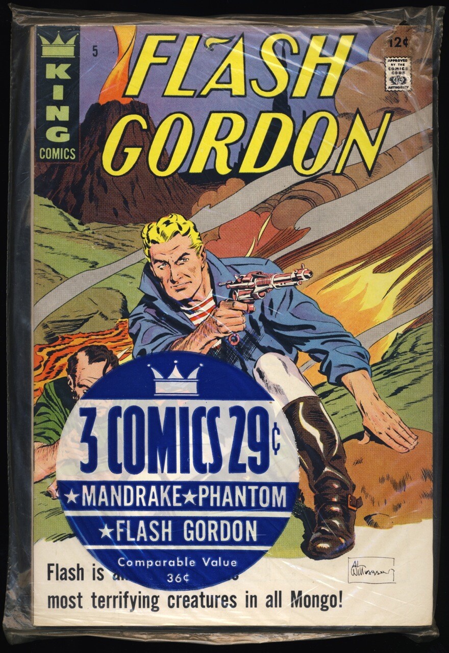 1967 KING COMICS SEALED POLYBAG 3 PACK Flash Gordon, Mandrake, Phantom KING PAK 1967 KING COMICS SEALED POLYBAG 3 PACK Flash Gordon, Mandrake, Phantom KING PAK