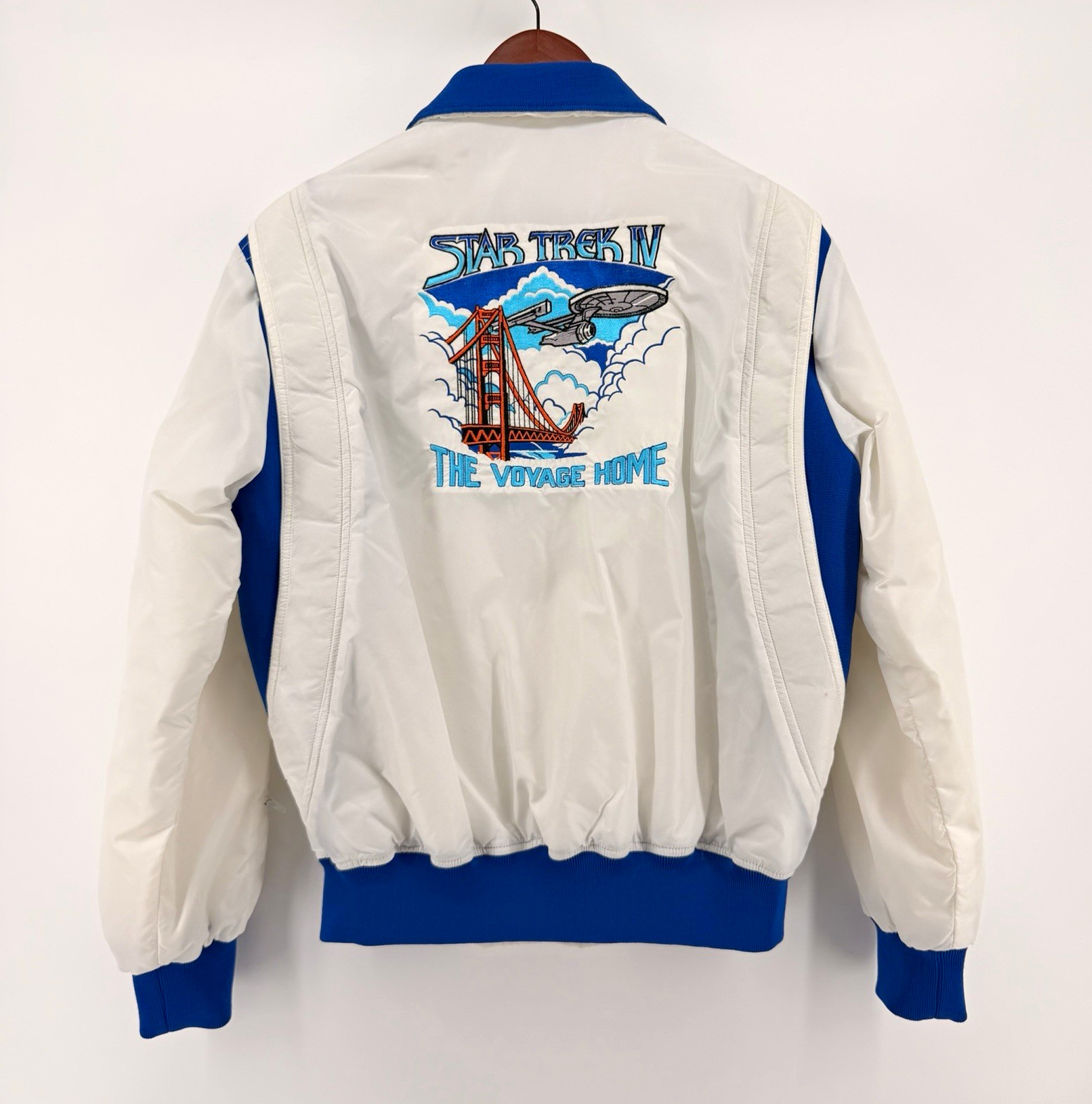 Paramount Star Trek IV The Voyage Home 1986 Production Vintage Zip Jacket Large
