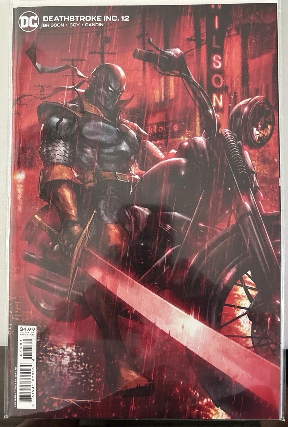 Deathstroke Inc. #13 1:25 R.I. Variant Dc Vs Vampires #12 Szerdy, Son Of El #9 Deathstroke Inc. #13 1:25 R.I. Variant Dc Vs Vampires #12 Szerdy, Son Of El #9